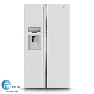 یخچال فریزر سفید متالیک SBS اسنوا مدل SN8-3350GW